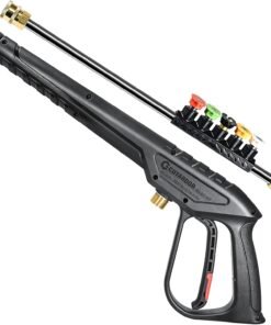 Pressure Washer Gun 3600 PSI with Extension Wand, Nozzle Holder & 5 Spray Tips, M22-14mm Fitting, Replacement for Ryobi, Karcher, Honda, Greenworks, Briggs & Stratton, Gas Power Washer