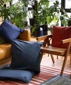 Classic Navy Euro Sham Case Pair (Last Call)