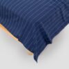 Classic Navy Pinstripes Flat Sheet