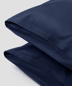 Classic Navy Pillow Case Pair