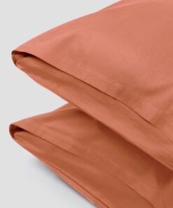 Classic Peach Pillow Case Pair
