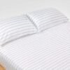 Classic Cedar Pinstripes Fitted Sheet