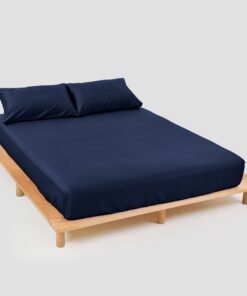 Classic Navy Fitted Sheet Set