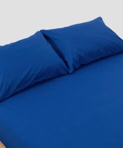 Crisp Cobalt Fitted Sheet