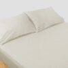 Crisp Oat Fitted Sheet Set