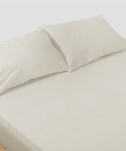 Crisp Oat Fitted Sheet
