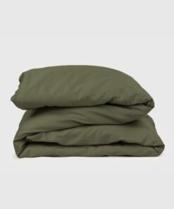 Crisp Olive Duvet Cover